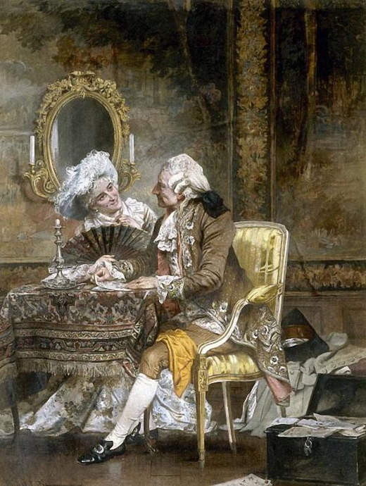 Lady Teazle And Sir Peter, School For Scandal by Laslett John Pott